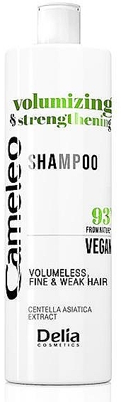 Шампунь для тонких, слабых и лишенных объема волос - Delia Cameleo Volume & Strengthening Shampoo — фото N1