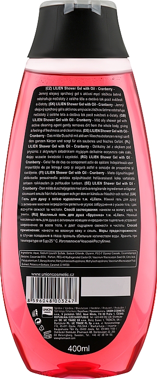 Гель для душу "Cranberry" - Lilien Shower Gel — фото N2