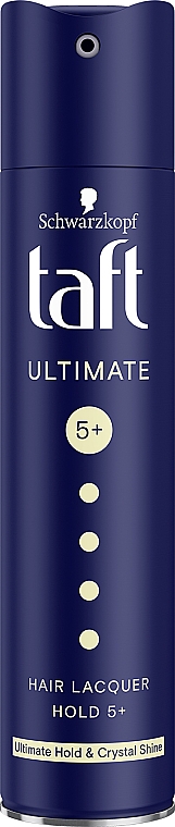 Лак для волос "Ultimate", экстримальная фиксация 5+ - Taft Ultimate 5+ Hairspray