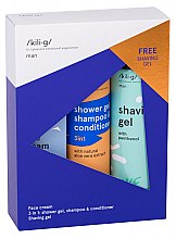 Духи, Парфюмерия, косметика Набор - Kili·g Man Set (sh/gel200ml + cr/50ml + sh/gel250ml)