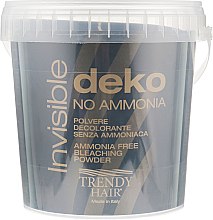 Духи, Парфюмерия, косметика Пудра для обесвечивания волос, синяя - Trendy Hair Invisible Deko Ammonia Free Bleaching Powder