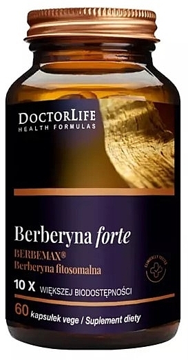 Диетическая добавка для поддержания уровня глюкозы в крови - Doctor Life Berberyna Forte — фото N1