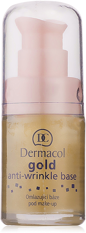 База под макияж омолаживающая с активным золотом - Dermacol Base Gold Anti-Wrinkle (помпа) — фото N1
