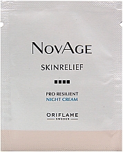 Парфумерія, косметика Нічний крем-комфорт для шкіри - Oriflame NovAge Skinrelief Pro Resilient Night Cream (пробник)