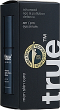 Сыворотка для кожи вокруг глаз - True Men Skin Care Advanced Age & Pollution Defence Am/Pm Eye Serum — фото N2