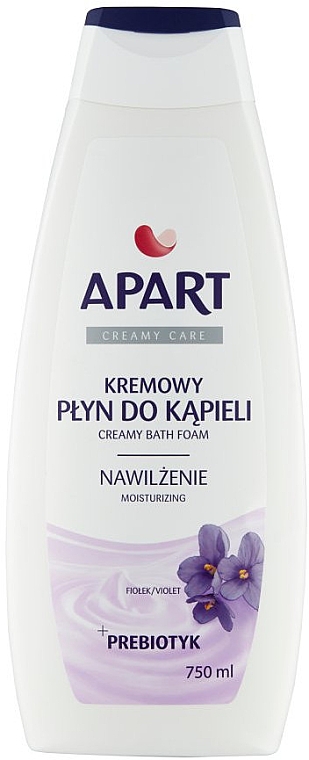 Крем-пена для ванны "Фиалка" - Apart Prebiotic Creamy Bath Foam Violet — фото N1