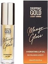 Увлажняющее масло для губ - Sosu by SJ Dripping Gold Luxury Tanning Hydrating Lip Oil — фото N2