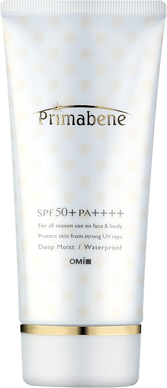 Солнцезащитная эссенция с экстрактом плаценты и платины - Omi Brotherhood Primabene Perfect Essence SPF50+ PA++++