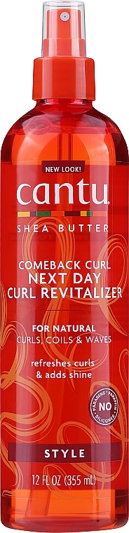 Средство для восстановления локонов - Cantu Comeback Curl Next Day Curl Revitalizer — фото N1