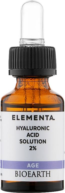 Сыворотка "Гиалуроновая кислота 2 %" - Bioearth Elementa AGE Hyaluronic Acid 2%