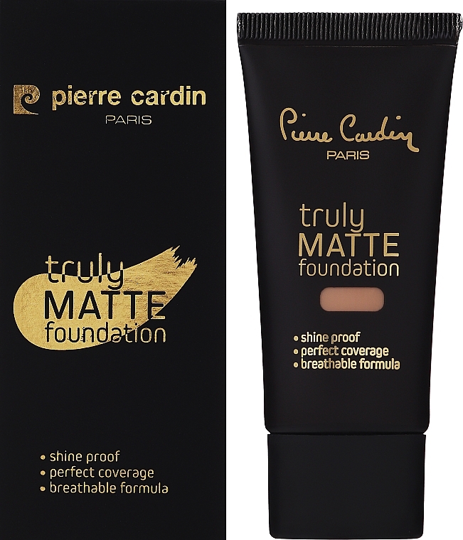 Тональна основа для обличчя - Pierre Cardin Truly Matte Foundation — фото N2