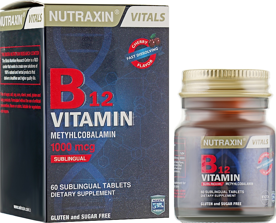 Диетическая добавка витамин В12 - Nutraxin — фото N1