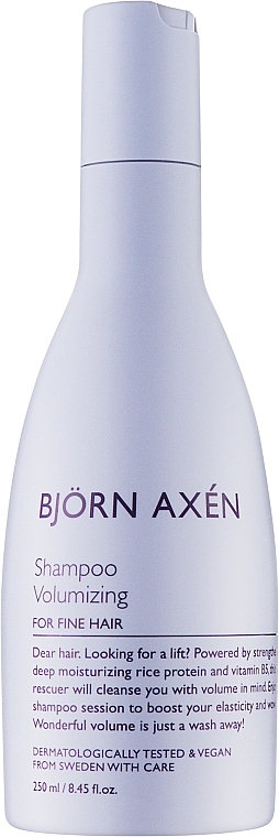 Шампунь для збільшення об'єму тонкого волосся - BjOrn AxEn Volumizing Shampoo — фото N1