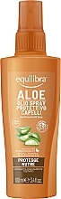 Парфумерія, косметика Сонцезахисна олія для волосся - Equilibra Aloe Line Hair Protective Oil Spray