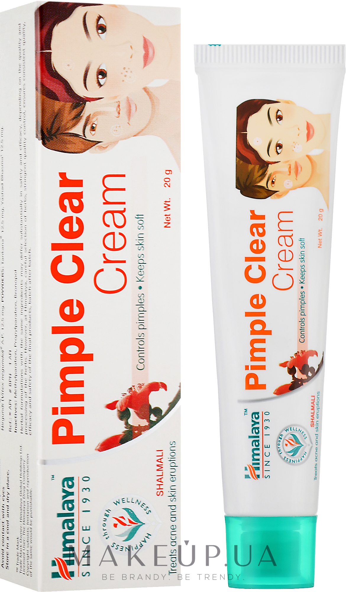Крем для проблемной кожи - Himalaya Herbals Acne-n-Pimple Cream — фото 20g