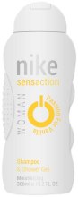 Парфумерія, косметика Nike Sensaction Passion For Vanilla Shampoo & Shower Gel - Шампунь-гель для душу