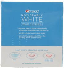 Відбілюючі полоски для зубів - Crest Noticeably White Whitestrips Dental Whitening Kit — фото N2