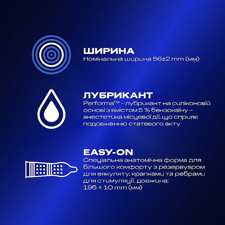 УЦЕНКА Презервативы латексные с силиконовой смазкой, рельефные с анестетиком, 12 шт - Durex Dual Extase * — фото N2