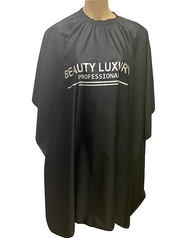 Пеньюар HG-01A, чорний - Beauty LUXURY Hairdressing Gown — фото N2