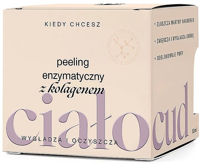 Ензимний пілінг з колагеном для обличчя - Flagolie Cialocud Enzymatic Peeling With Collagen — фото N2
