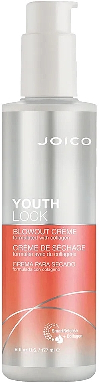 Крем для волос с коллагеном - Joico YouthLock Blowout Cream Formulated With Collagen — фото N1