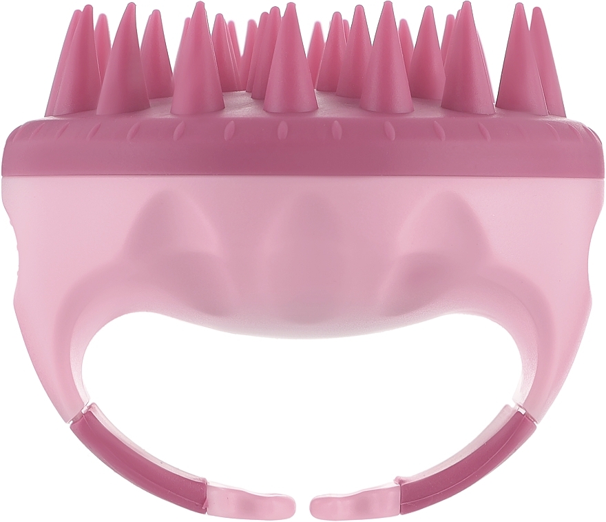 Щітка-масажер CS039R з ергономічною ручкою, рожева - Cosmo Shop — фото N2