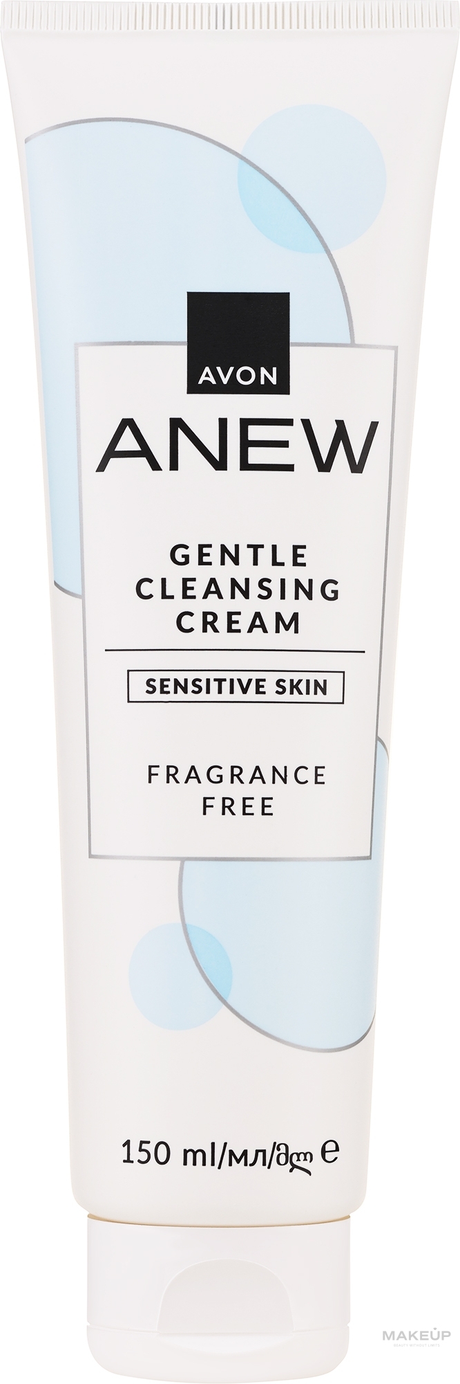 Кремовий засіб для вмивання "Сенситів+" - Avon Anew Sensitive+ Cream Cleanser — фото 150ml