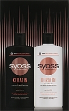 УЦІНКА Набір для ламкого волосся - Syoss Keratin (shm/440ml + cond/440ml) * — фото N2