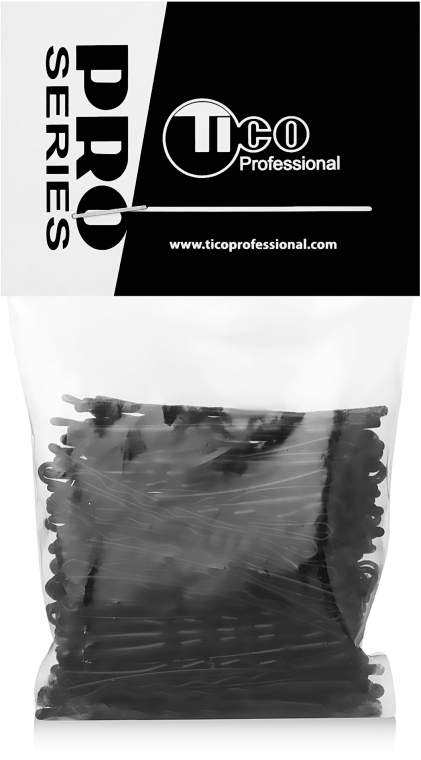 Заколки-невидимки хвилясті, 50 мм, чорні - Tico Professional — фото N3