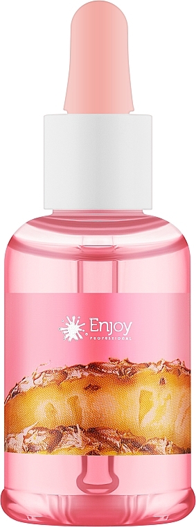 Олія для кутикули з піпеткою "Ананас" - Enjoy Professional Pink Cuticle Oil — фото N1