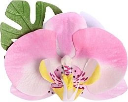 Резинка для волосся ручної роботи "Рожева орхідея" - Katya Snezhkova — фото N1