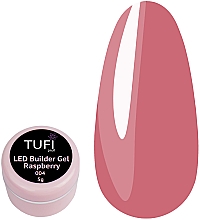 Парфумерія, косметика Гель для нарощування нігтів - Tufi Profi Led Builder Gel 004 Raspberry