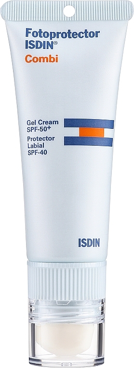 Сонцезахисний крем-гель для обличчя й губ SPF40 - Isdin Fotoprotector Extrem Combi SPF40 — фото N1