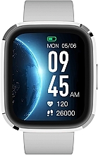 Смарт-годинник, сріблястий - Garett Smartwatch GRC STYLE Silver — фото N1