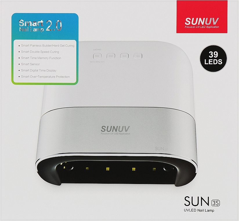 Лампа 48W UV/LED з акумулятором, біла - Sunuv Sun 3S — фото N9