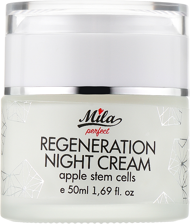 Відновлювальний нічний крем зі стволовими клітинами яблука - Mila Regeneration Night Cream With Apple Stem Cells