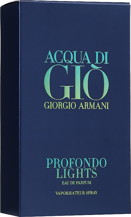 Giorgio Armani Acqua di Gio Profondo Lights - Пафюмированная вода — фото N2