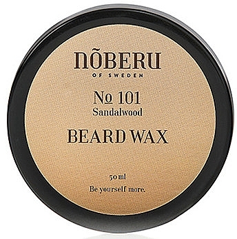 Воск для бороды - Noberu Of Sweden №101 Sandalwood Beard Wax — фото N1