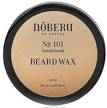 Віск для бороди - Noberu Of Sweden №101 Sandalwood Beard Wax — фото N1