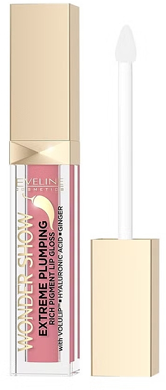 Eveline Cosmetics Wonder Show Extreme Plumping Rich Pigment Lip Gloss - Eveline Cosmetics Wonder Show Extreme Plumping Rich Pigment Lip Gloss — фото N1