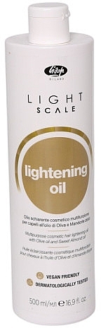 Осветляющее масло для волос - LISAP Light Scale Lightening Oil — фото N1