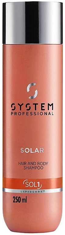 Шампунь для волос и тела - System Professional Shampoo Solar Hair And Body Shampoo SOL1 — фото N1