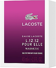 Lacoste Eau de Lacoste L.12.12 Pour Elle Magnetic - Парфюмированная вода — фото N3