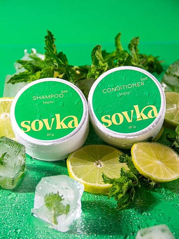 Твердый шампунь - Sovka Skincare Mojito Shampoo — фото N2