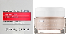 Интенсивный дневной крем для лица - Korres Apothecary Wild Rose Brighter Days Intense-Cream — фото N2