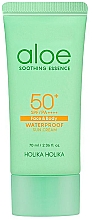 Парфумерія, косметика Водостійкий сонцезахисний крем з алое - Holika Holika  Aloe Soothing Essence Waterproof Sun Cream SPF50/PA ++++