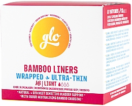 Бамбуковые урологические прокладки, 16 шт. - Flo Glo Sensitive Bladder Bamboo Liners Light — фото N1