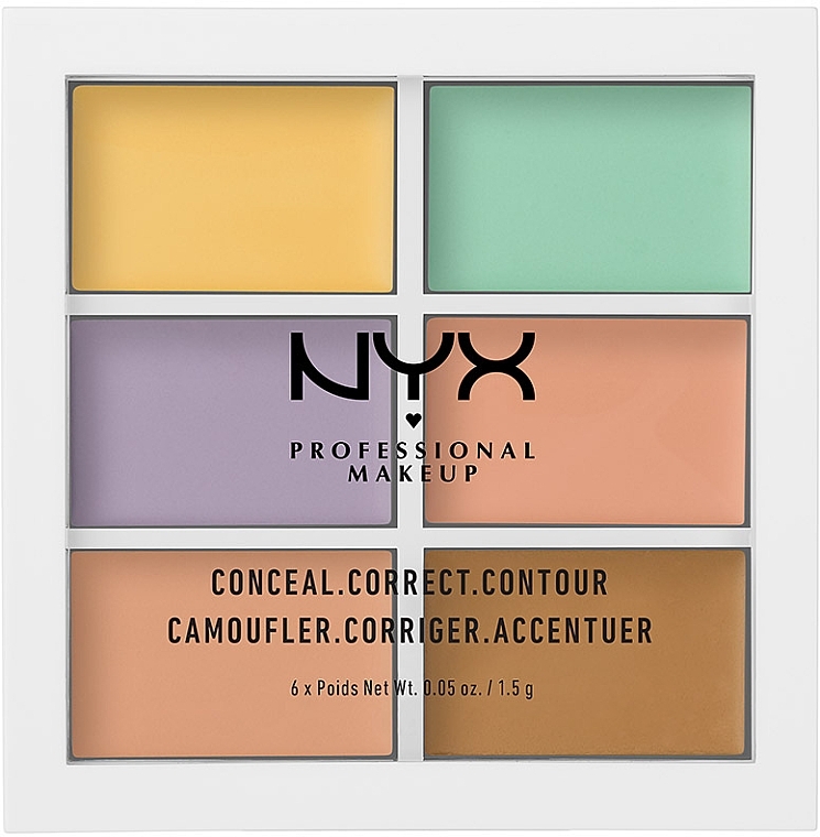 УЦІНКА Кольорова палітра коригувальних засобів - NYX Professional Makeup Color Correcting Palette * — фото N1