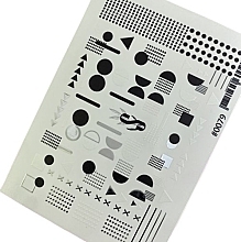 Парфумерія, косметика Дизайнерські наліпки для нігтів "Color 0079" - StickersSpace