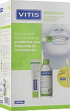 Парфумерія, косметика УЦІНКА Набір - Dentaid Vitis Orthodontic (Toothpaste/100ml + Toothbrush + Mouthwash/500ml) *